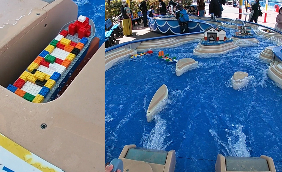 レゴの船を作って流せる「ビルド・ア・ボート」がおススメ
