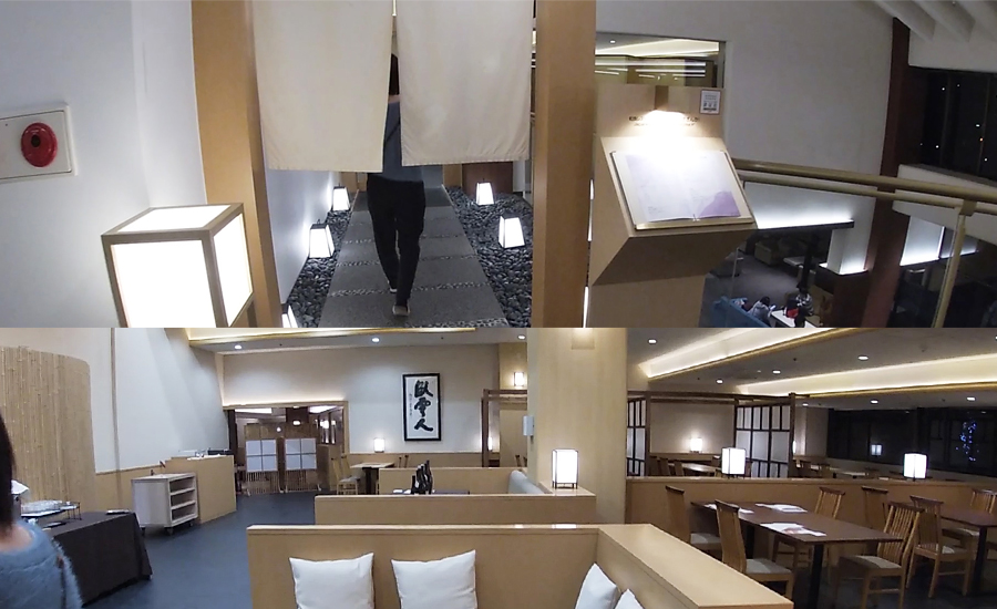 ホテル２階にある「日本料理さざんか」で和食会席を用意してくれることもできます